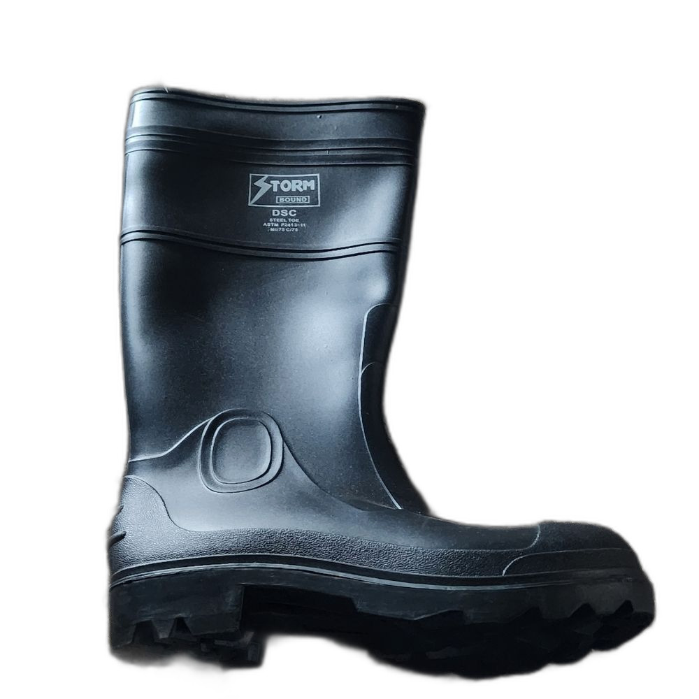 Storm Midnight Black Waterproof Boots size 8